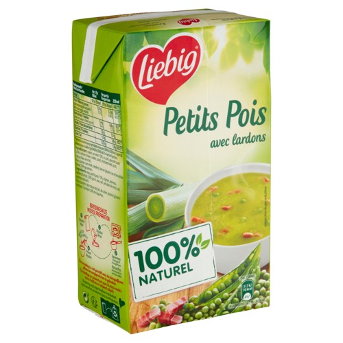 Liebig Petits Pois avec Lardons 1 L