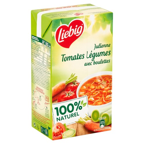 Liebig Julienne Tomates Légumes avec Boulettes 1 L