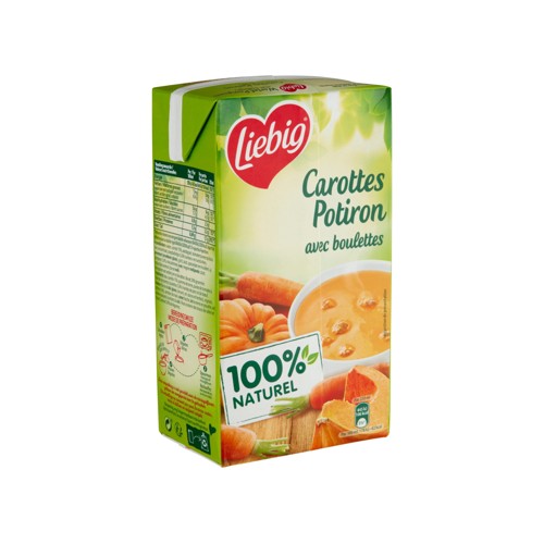 Liebig Carottes Potiron avec Boulettes 1 L