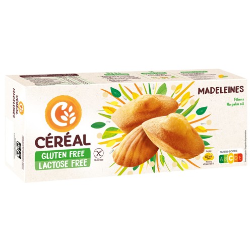 Céréal Gluten Free Lactose Free Madeleines 6 Pièces 180 g