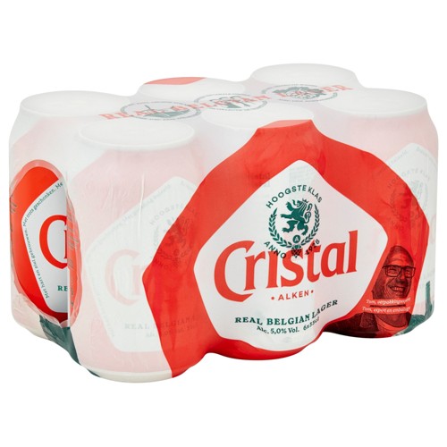 Cristal Pils Bière 5% 6x33cl Canette