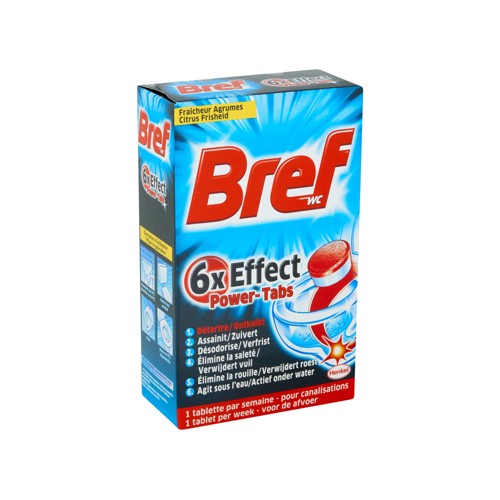 BREF WC 6X EFFECT POWER TABS 8X25GRAM