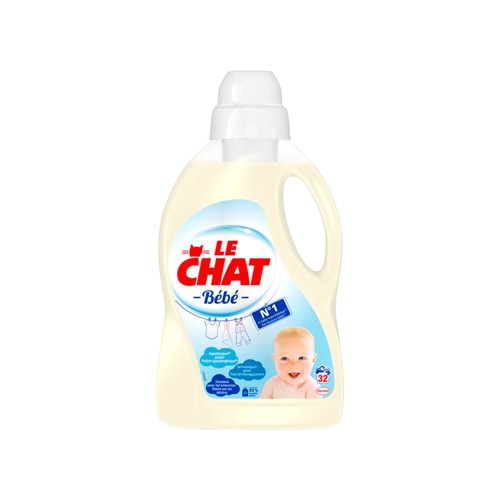 Le Chat Bébé 32 Lav - Lessive Liquide - 1.44 L