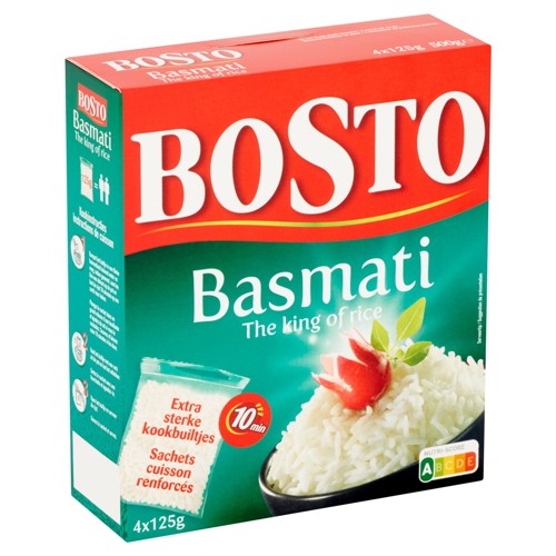 Bosto Basmati Rijst 4x125g