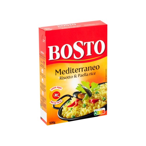 Bosto Mediterraneo Risotto & Paella Rice 500 g