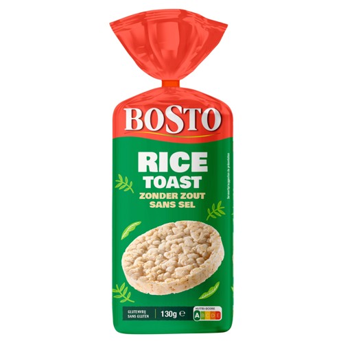 Bosto Rijstwafels Zonder Zout 130g