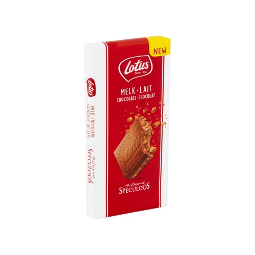 Lotus Biscoff Chocolat au lait avec morceaux de speculoos 180g