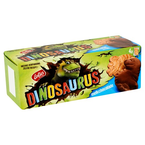 Dinosaurus Koeken Melkchocolade 225Gr
