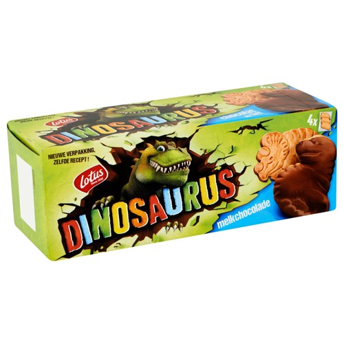Dinosauruskoeken melkchocolade 225g