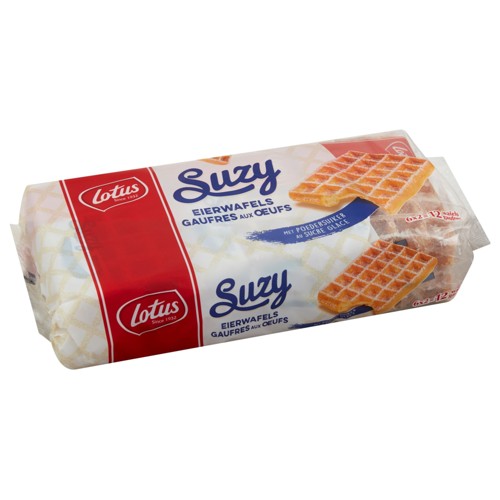 Lotus Suzy Gaufres aux ufs au Sucre Glace 6 x 2 Pièces 6 x 46.4 g