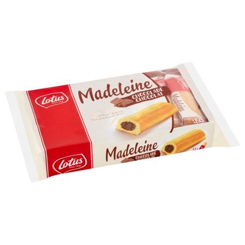 Lotus Madeleine Chocolat 12 Pièces 12 x 25 g