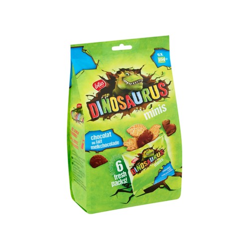 Lotus Dinosaurus Minis Chocolat au Lait 6 x 25 g