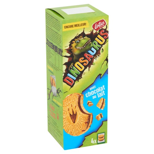 Dinosaur.Fourre Choc Lait 174G