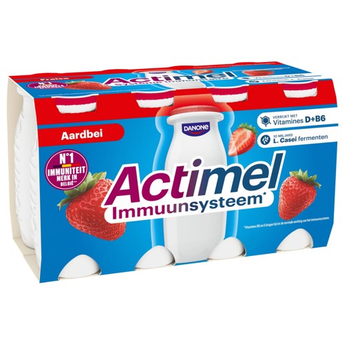 Danone Actimel Aardbei 8x100ml