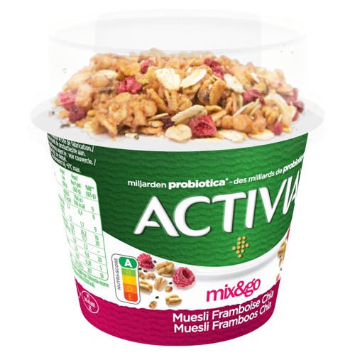Danone Activia Muesli Framboos & Chia 165g