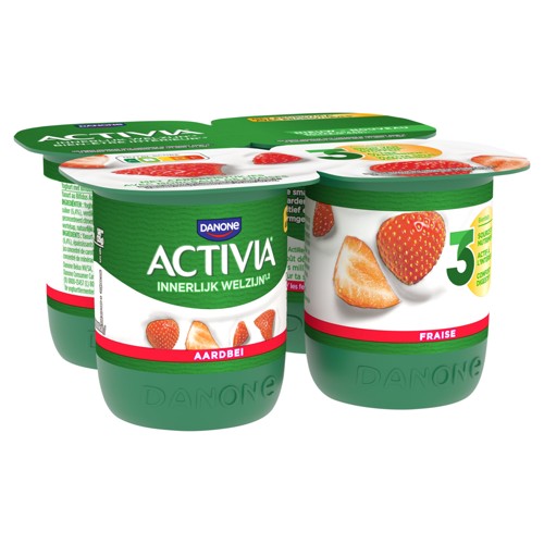 Danone Activia Aardbei 4x125g