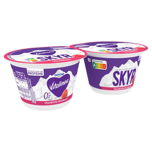 Danone Light & Free Skyr Framboos 2x145g