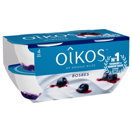 Danone Oikos Bosbes 4x115g