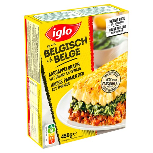 Iglo Hachis Parmentier aux Épinards 1 portion 450 g