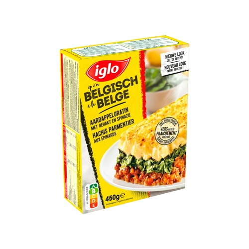 Iglo Hachis Parmentier aux Épinards 1 portion 450 g
