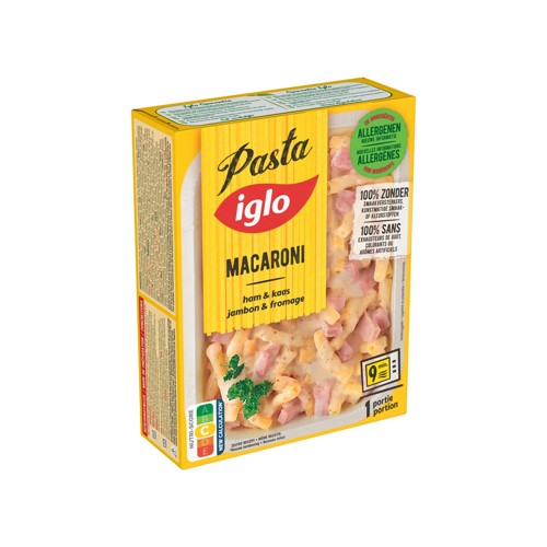 Pasta Iglo macaroni Ham & Kaas (450 g)