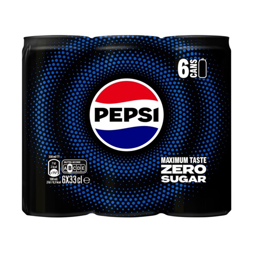 Pepsi Zero Sugar Cola 6 x 33 cl