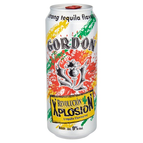 Gordon Revolución Xplosion Tequila Flavoured Beer Blik 50 Cl