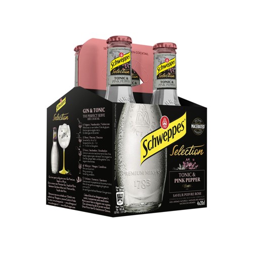 Schweppes Selection Tonic & Pink Pepper 4 x 20cl