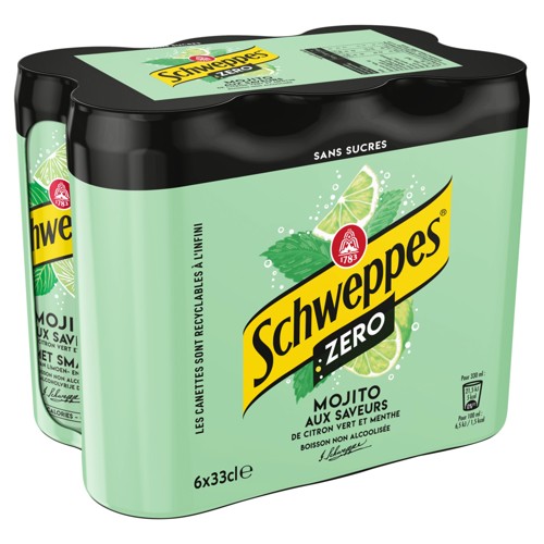 Schweppes Moji.Zero Can 6X33Cl