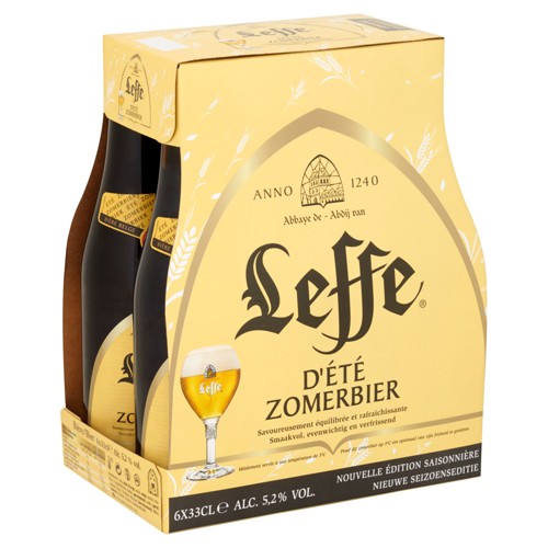 Leffe Abbey Beer Summer 5.2% 6 x 33 cl