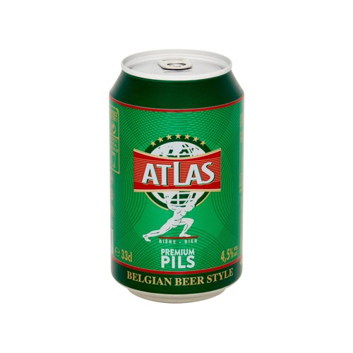 Atlas Bière Premium Pils Canette 33 cl