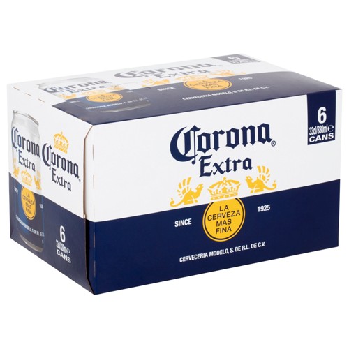 Corona Extra Canettes 6 x 330 ml