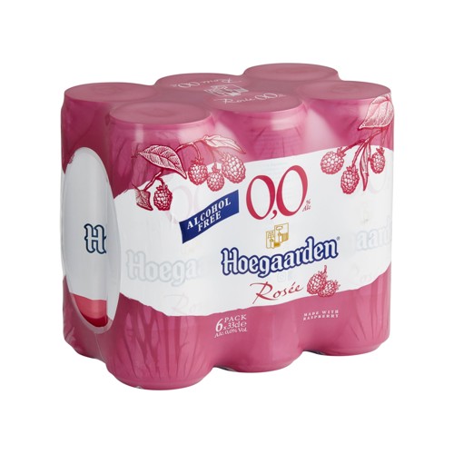 Hoegaarden Rosée 0.0% Alc Canettes 6 x 33 cl