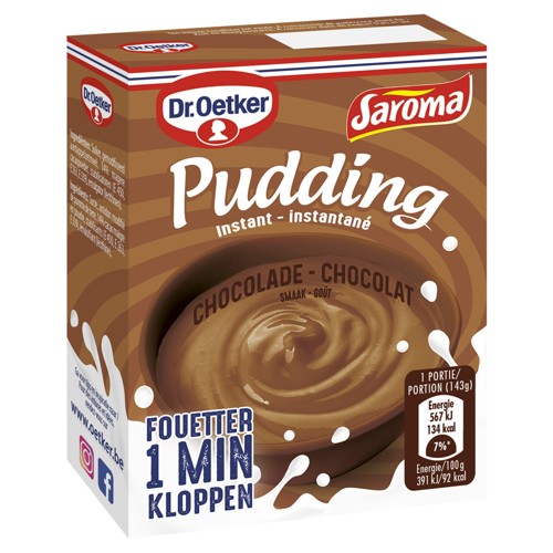 Dr. Oetker Saroma Pudding Instantané Chocolat Goût 80 g