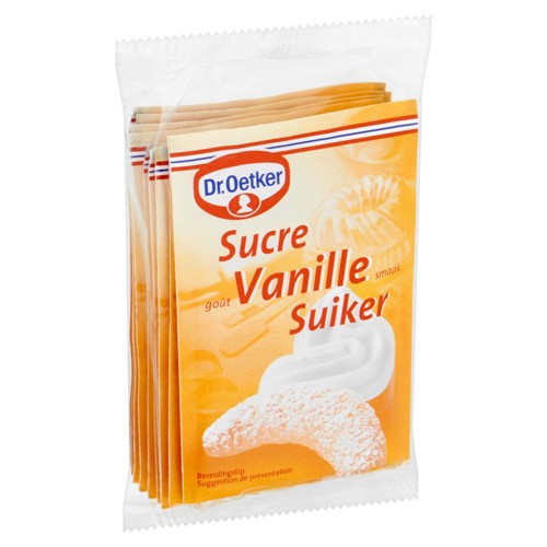 Dr. Oetker Vanille smaak suiker 10 x 8 g 