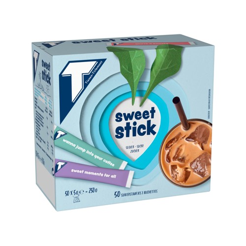 Tienen-Tirlemont Sweet Stick Sucre 50 x 5 g