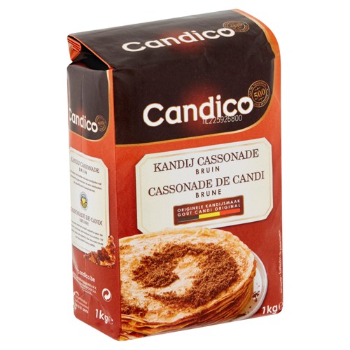 CANDICO BRUINE KANDIJSUIKER 1KG