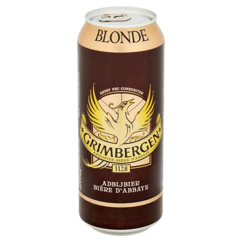 Grimbergen Bière d''abbeye Blonde 6.7% ALC 4x50cl Canette