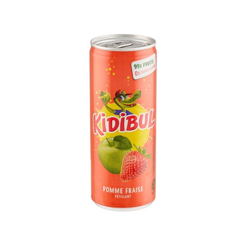 Kidibul Pomme-Fraise Boisson Pétillante 25 cl