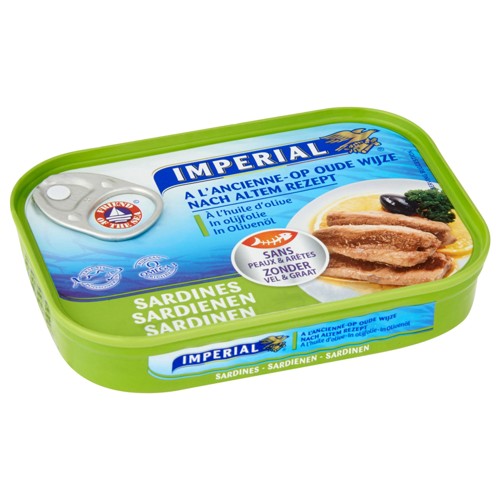 Imper Sardines in Plantaardige Olie 110g