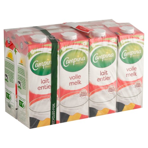 Campina Lait Entier 8 x 1 L