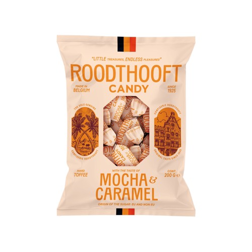 Roodthooft Candy with the Taste of Mocha & Caramel 200 g
