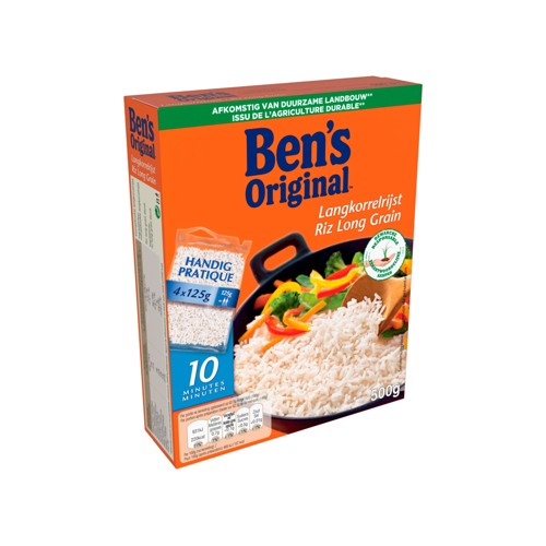 Ben'' Original Riz Long Grain 4 x 125 g