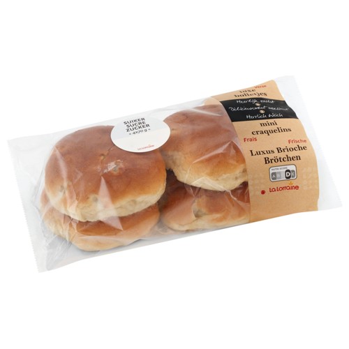 La Lorraine Mini Craquelins Frais Sucre 4 x 70 g