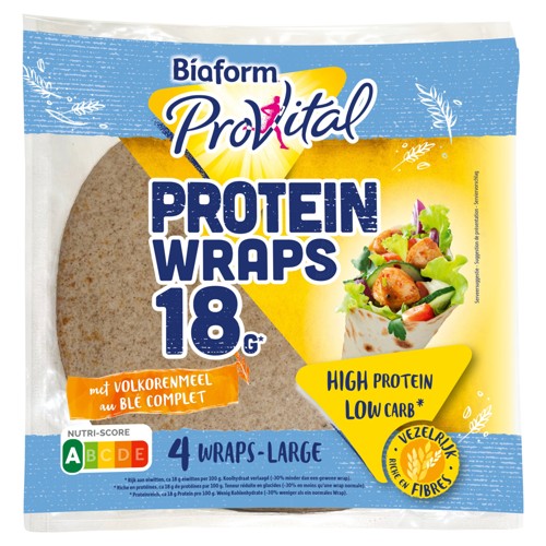Biaform Provital Eiwitwraps Volkoren