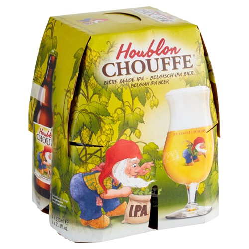 Houblon Chouffe Bière Belge IPA Bouteilles 4 x 330 ml