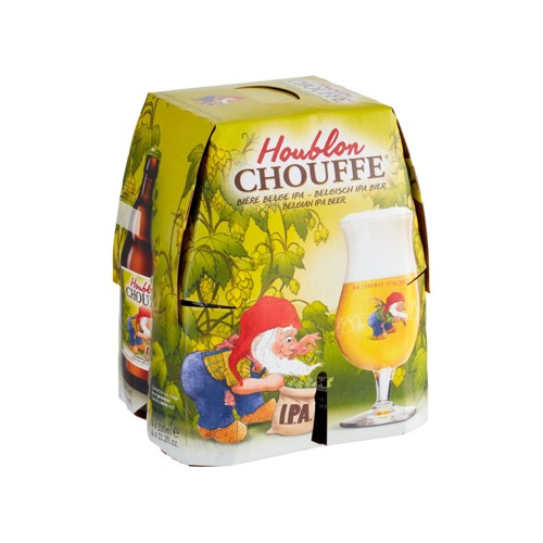 Houblon Chouffe Bière Belge IPA Bouteilles 4 x 330 ml