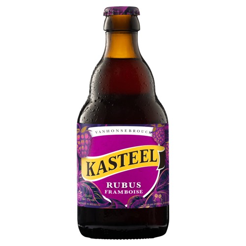 Kasteel Bier met Frambozen Flessen 4 x 33 cl