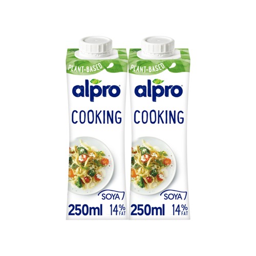 2x Alpro Soya Cuisine 250ml