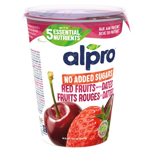 Yaourt Végétale - Cerise-Fraise-Dattes 400g